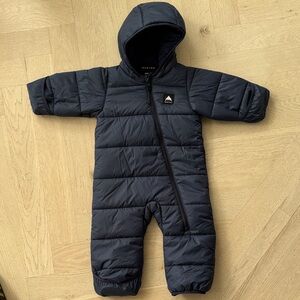 Navy Blue Kids One Piece Snowsuit Burton Bunting